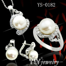 Fashion Wholesale 925 Silver Pearl Set (YS-0182)